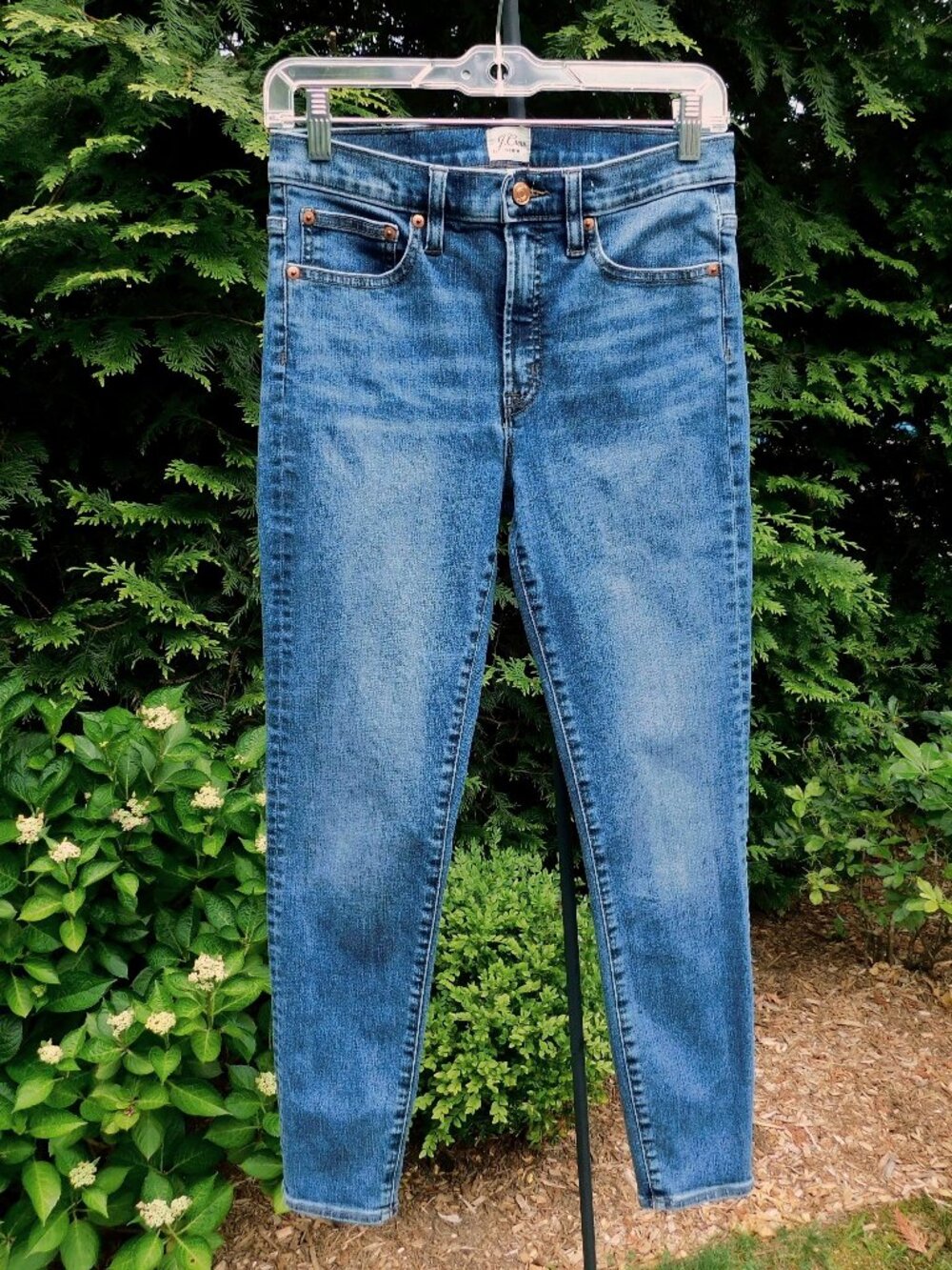 J. Crew 9" High Rise Toothpick Skinny Jeans Sz-27